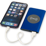 Power bank wireless da 4000 mAh Type C in alluminio riciclato Juice personalizzato con logo - Pubblienne