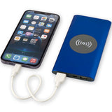 Power bank wireless da 8000 mAh Type C in alluminio riciclato Juice personalizzato con logo - Pubblienne