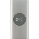Power bank wireless da 8000 mAh Type C in alluminio riciclato Juice personalizzato con logo - Pubblienne