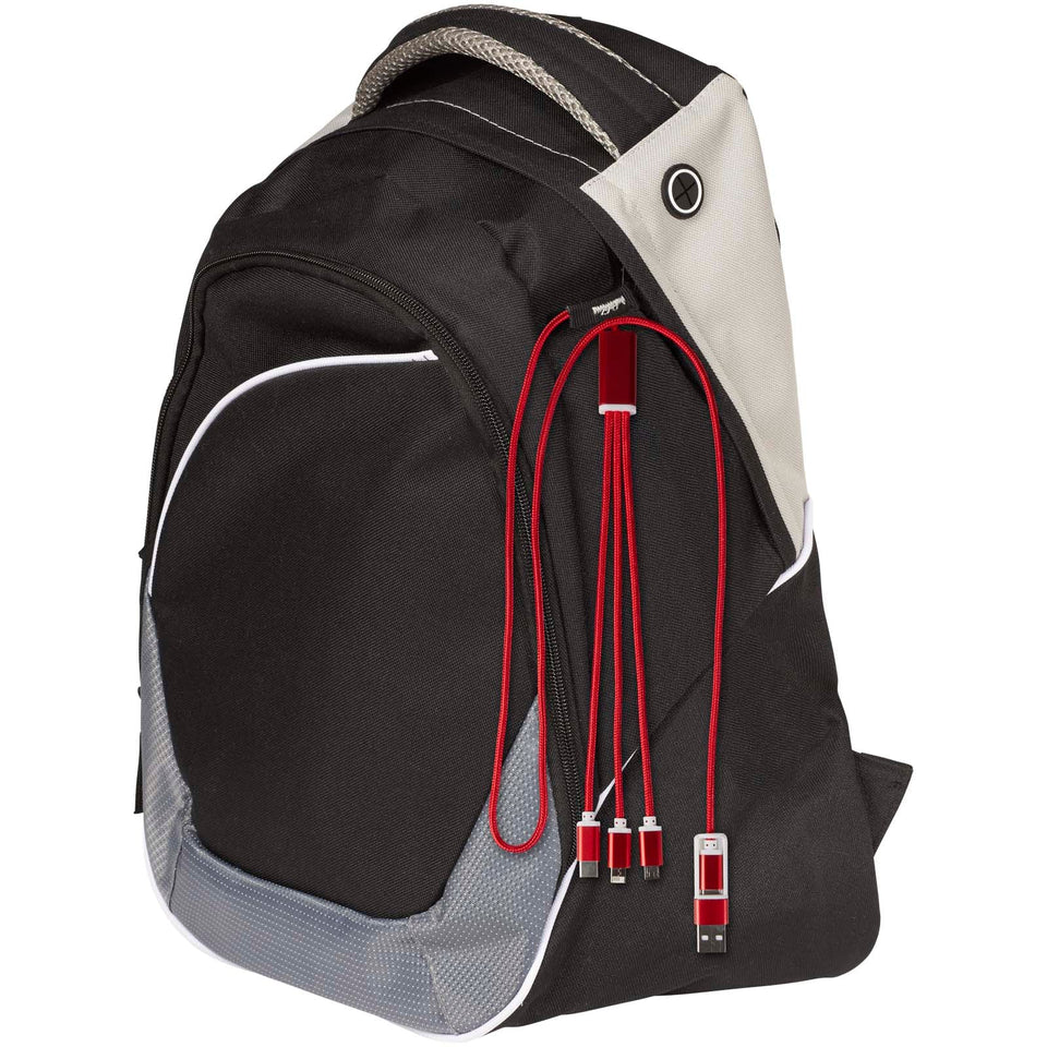 Cavo di ricarica in alluminio riciclato 5-1 Versatile personalizzato con logo - Pubblienne
