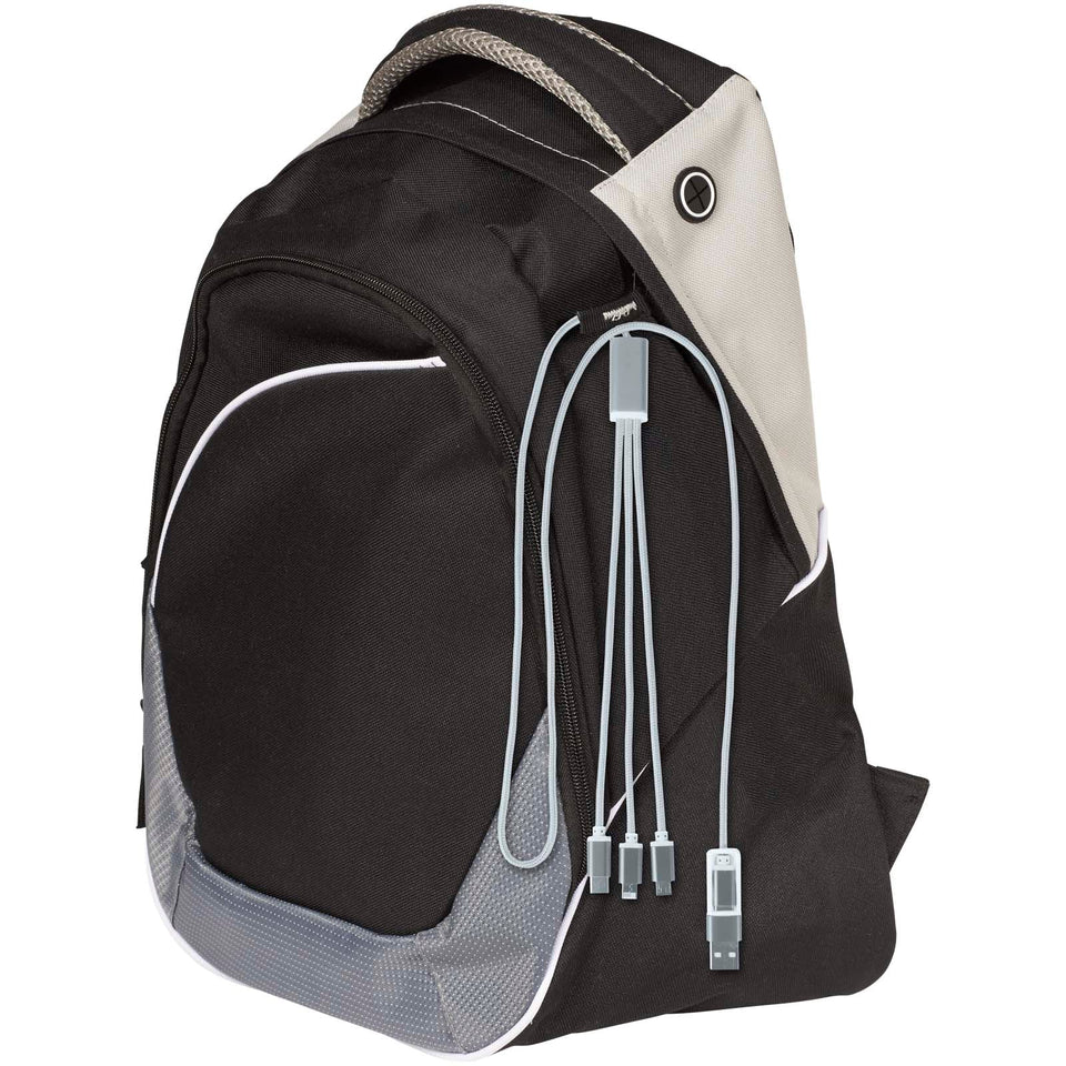 Cavo di ricarica in alluminio riciclato 5-1 Versatile personalizzato con logo - Pubblienne