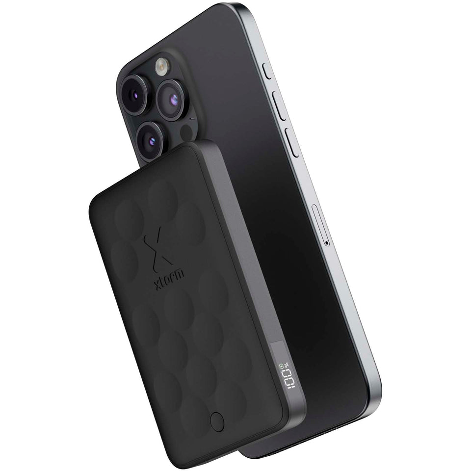 Power bank wireless magnetico da 5.000 mAh 5 W Xtorm FS5W051 personalizzato con logo - Pubblienne