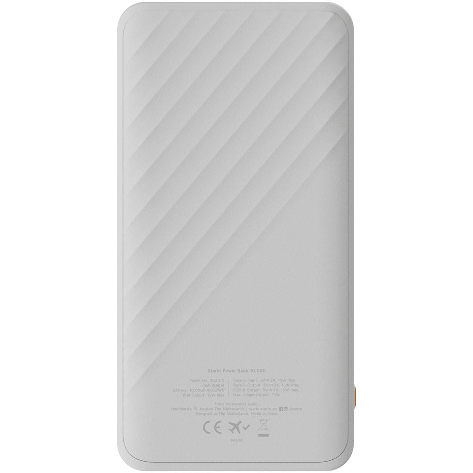 Power bank a ricarica rapida da 10.000 mAh 15 W Xtorm XG210 Go2 personalizzato con logo - Pubblienne