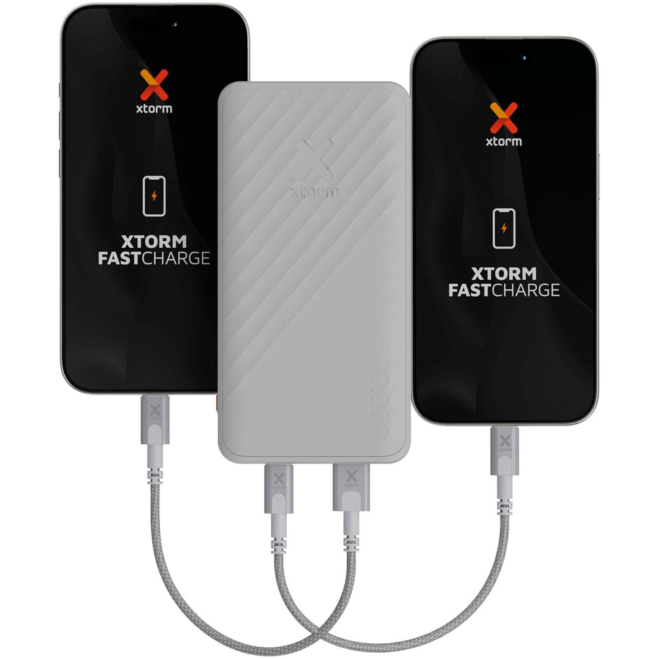 Power bank a ricarica rapida da 10.000 mAh 15 W Xtorm XG210 Go2 personalizzato con logo - Pubblienne