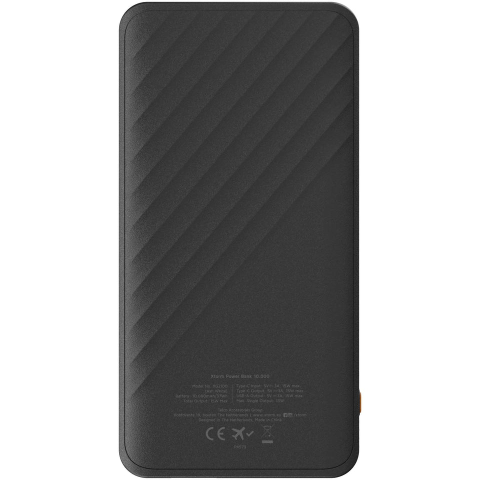 Power bank a ricarica rapida da 10.000 mAh 15 W Xtorm XG210 Go2 personalizzato con logo - Pubblienne