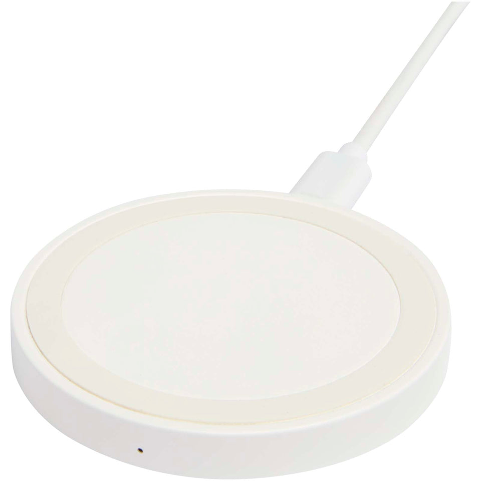 Stazione di ricarica wireless in plastica riciclata da 15 W Freal personalizzato con logo - Pubblienne