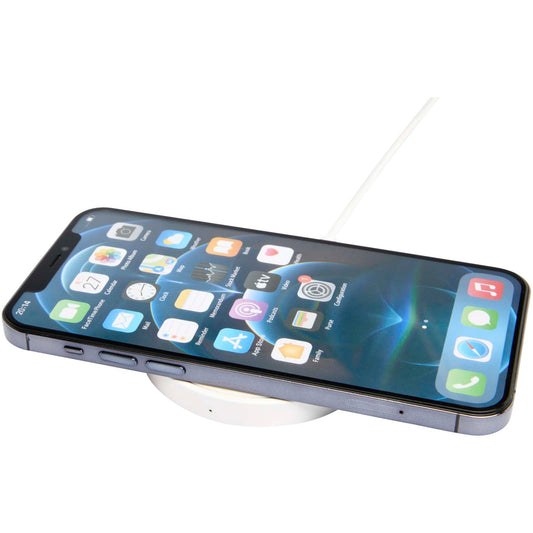 Stazione di ricarica wireless in plastica riciclata da 15 W Freal personalizzato con logo - Pubblienne