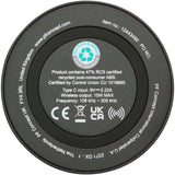Stazione di ricarica wireless in plastica riciclata da 15 W Freal personalizzato con logo - Pubblienne