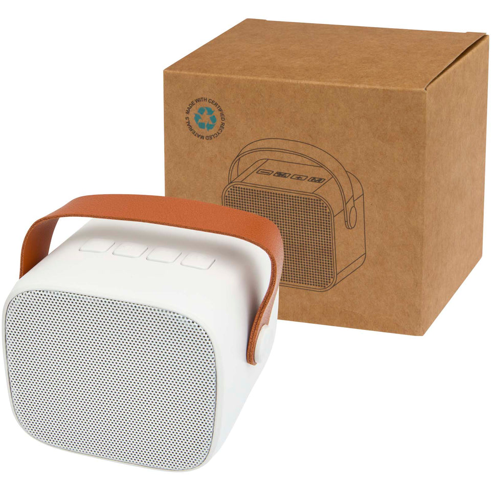 Altoparlante wireless da 3 W in plastica riciclata Diya personalizzato con logo - Pubblienne