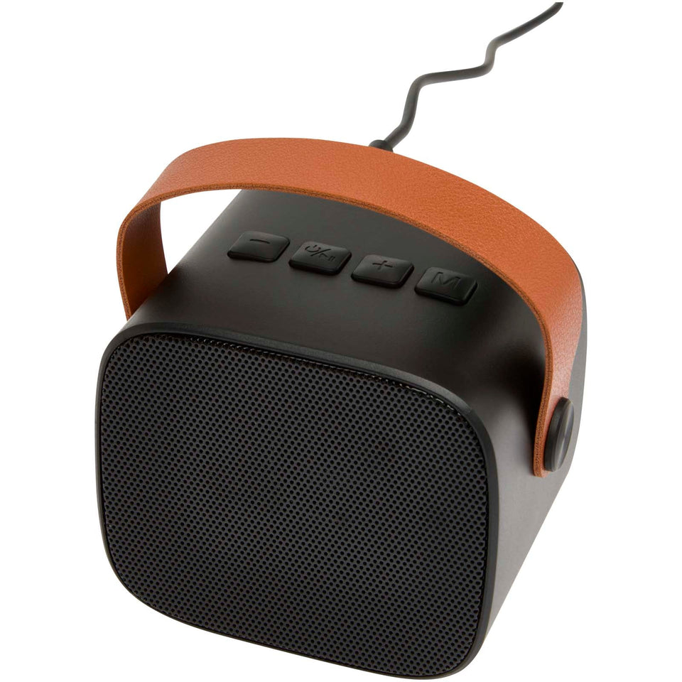 Altoparlante wireless da 3 W in plastica riciclata Diya personalizzato con logo - Pubblienne