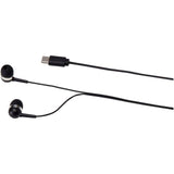Auricolari tipo C cablati con astuccio in plastica riciclata Dofida personalizzato con logo - Pubblienne