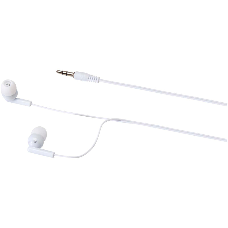 Auricolari con astuccio in plastica riciclata Rebel personalizzato con logo - Pubblienne
