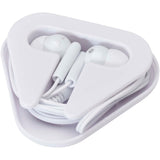 Auricolari con astuccio in plastica riciclata Rebel personalizzato con logo - Pubblienne