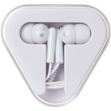 Auricolari con astuccio in plastica riciclata Rebel personalizzato con logo - Pubblienne