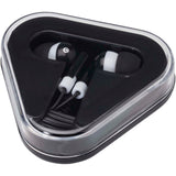 Auricolari con astuccio in plastica riciclata Rebel personalizzato con logo - Pubblienne
