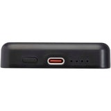 Power bank magnetico wireless da 5.000 mAh e 15 W con 20 W PD in plastica riciclata Acrab personalizzato con logo - Pubblienne