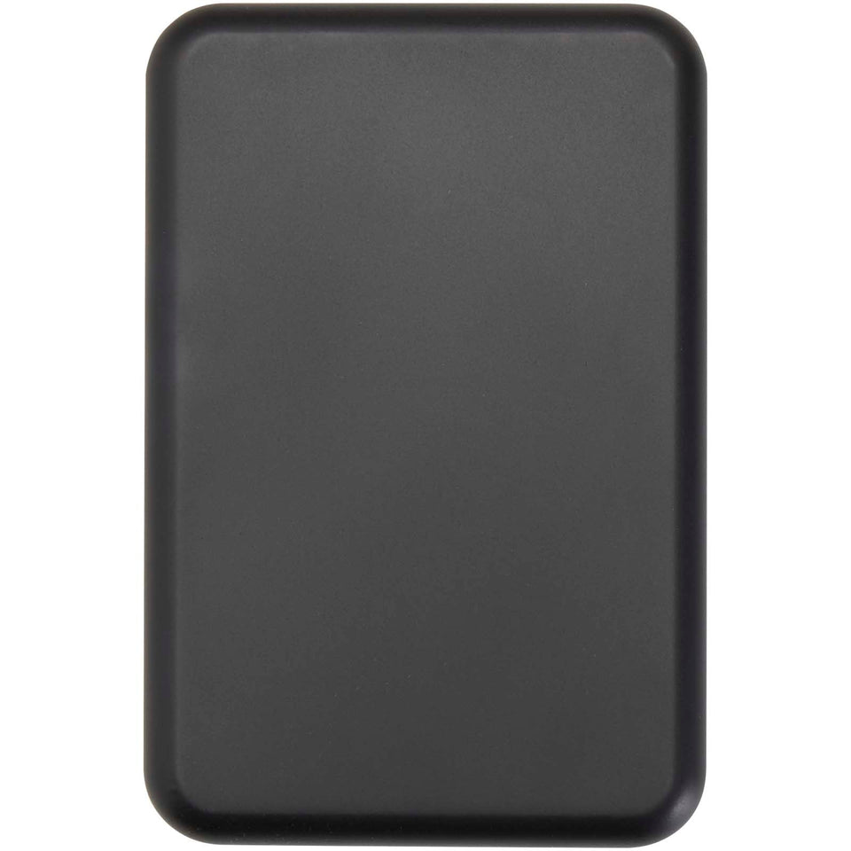 Power bank magnetico wireless da 5.000 mAh e 15 W con 20 W PD in plastica riciclata Acrab personalizzato con logo - Pubblienne