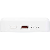 Power bank magnetico wireless da 10.000 mAh e 15 W con 20 W PD in plastica riciclata Acrab personalizzato con logo - Pubblienne