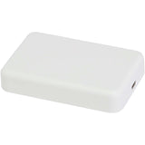 Power bank magnetico wireless da 10.000 mAh e 15 W con 20 W PD in plastica riciclata Acrab personalizzato con logo - Pubblienne