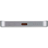 Power bank magnetico da 5000 mAh in alluminio riciclato RCS Avis personalizzato con logo - Pubblienne