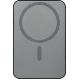 Power bank magnetico da 5000 mAh in alluminio riciclato RCS Avis personalizzato con logo - Pubblienne
