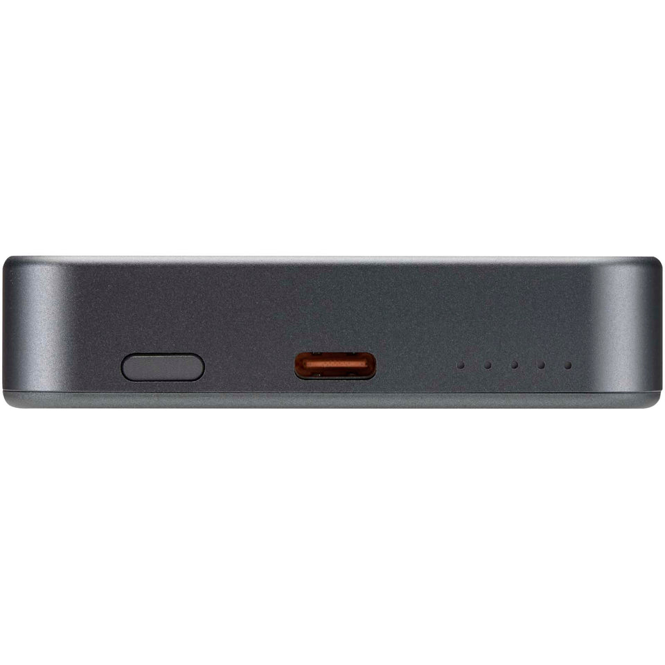 Power bank magnetico da 10.000 mAh in alluminio riciclato RCS Avis personalizzato con logo - Pubblienne