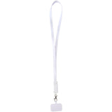 Lanyard per smartphone in plastica riciclata con cavo integrato per la sincronizzazione dati e la ricarica rapida 5 in 1 da 6 personalizzato con logo - Pubblienne