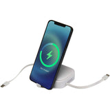 Cavo retrattile 5 in 1 in materiale riciclato con cavo retrattile per la sincronizzazione dei dati e la ricarica rapida da 10 personalizzato con logo - Pubblienne