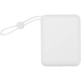 Power bank per tablet da 10.000 mAh e 35 W con cavo Tipo-C integrato in plastica riciclata Acrux personalizzato con logo - Pubblienne