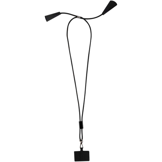 Lanyard per smartphone in plastica riciclata con cavo integrato per la sincronizzazione dati e la ricarica rapida 5 in 1 da 1 personalizzato con logo - Pubblienne