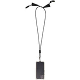 Lanyard per smartphone in plastica riciclata con cavo integrato per la sincronizzazione dati e la ricarica rapida 5 in 1 da 1 personalizzato con logo - Pubblienne
