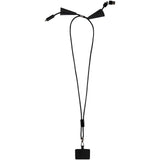 Lanyard per smartphone in plastica riciclata con cavo integrato per la sincronizzazione dati e la ricarica rapida 5 in 1 da 1 personalizzato con logo - Pubblienne