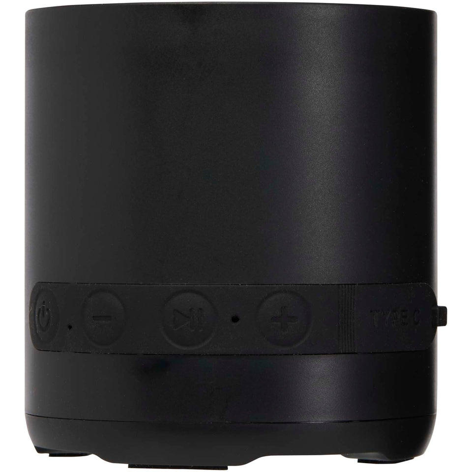 Speaker wireless da 3 W in plastica riciclata Hunor personalizzato con logo - Pubblienne