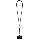 Lanyard per smartphone con dettagli in bambù Adhab personalizzato con logo - Pubblienne