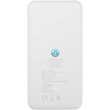 Power bank da 10.000 mAh e 10 W in plastica riciclata Intan personalizzato con logo - Pubblienne
