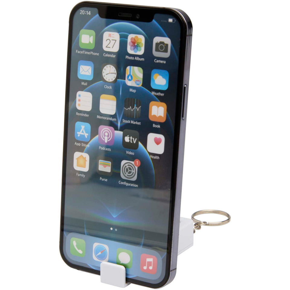 Supporto per telefono con giocattolo antistress in plastica riciclata Aggia personalizzato con logo - Pubblienne