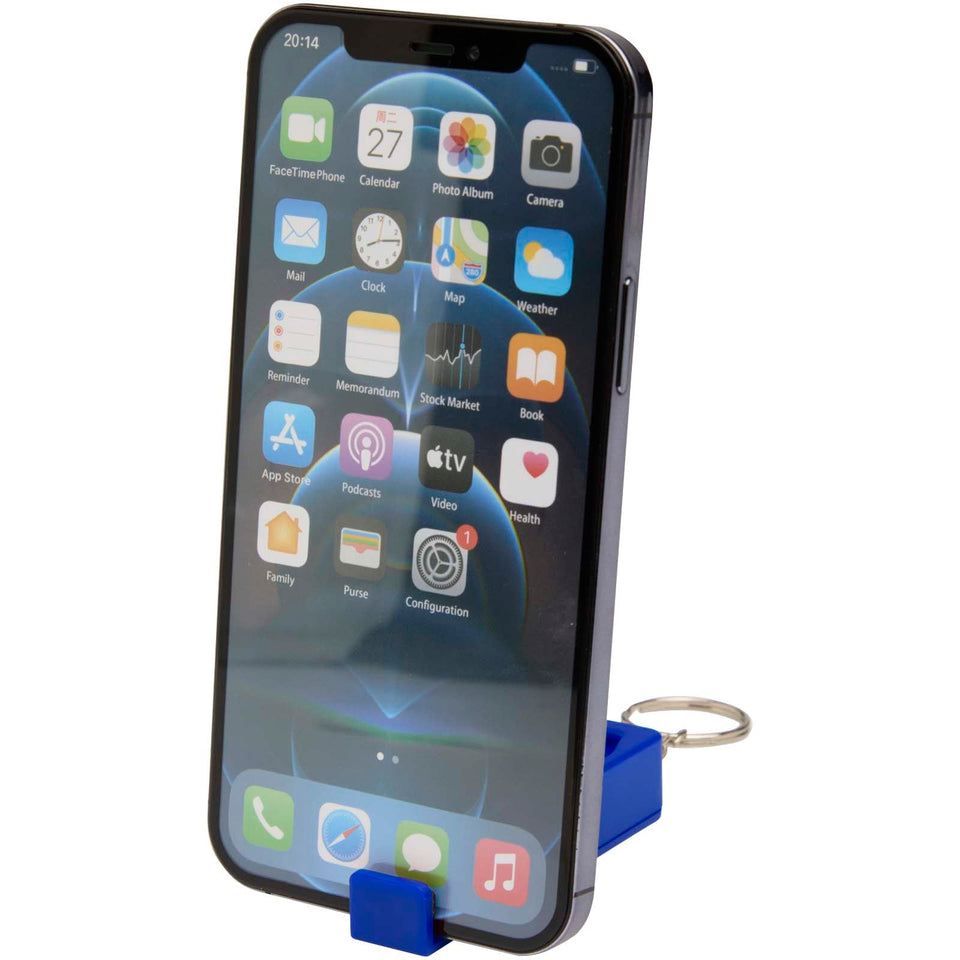 Supporto per telefono con giocattolo antistress in plastica riciclata Aggia personalizzato con logo - Pubblienne