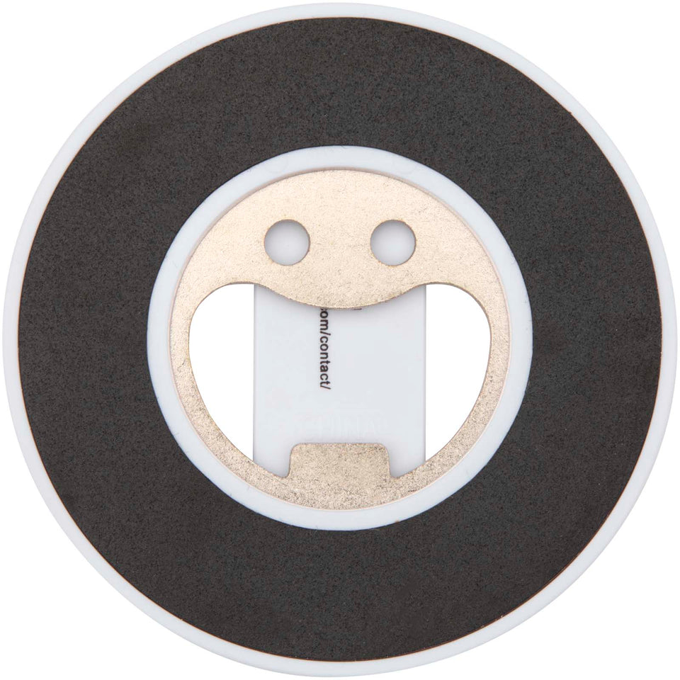 Supporto per telefono magnetico in plastica riciclata con apribottiglie Ain personalizzato con logo - Pubblienne