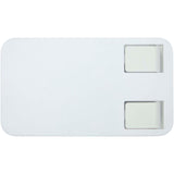 Supporto per telefono pieghevole in plastica riciclata con supporto da tavolo in metallo Alhena personalizzato con logo - Pubblienne