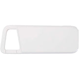 Power bank impermeabile in plastica riciclata da 5.000 mAh e 12 W con moschettone Alkes personalizzato con logo - Pubblienne