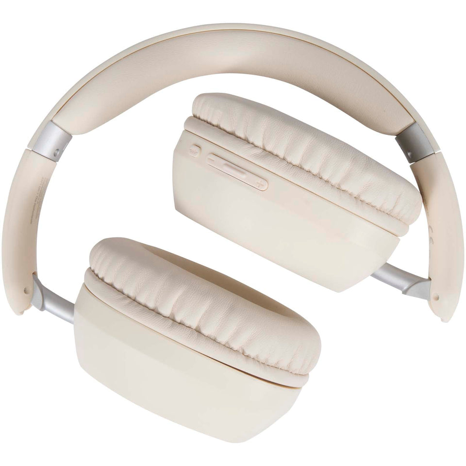 Cuffie over-ear pieghevoli in plastica riciclata con funzione ANC e ENC Hoggar personalizzato con logo - Pubblienne