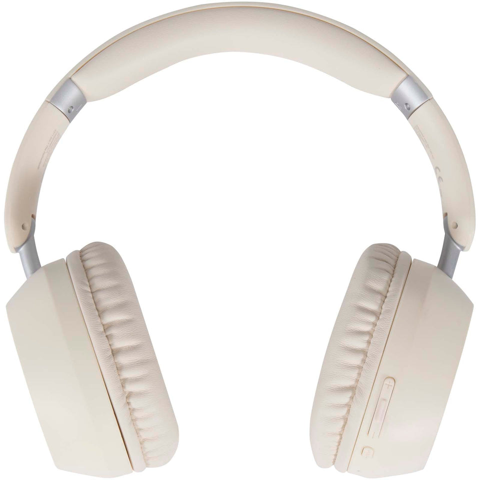 Cuffie over-ear pieghevoli in plastica riciclata con funzione ANC e ENC Hoggar personalizzato con logo - Pubblienne