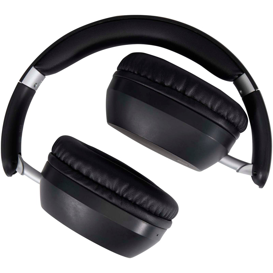 Cuffie over-ear pieghevoli in plastica riciclata con funzione ANC e ENC Hoggar personalizzato con logo - Pubblienne