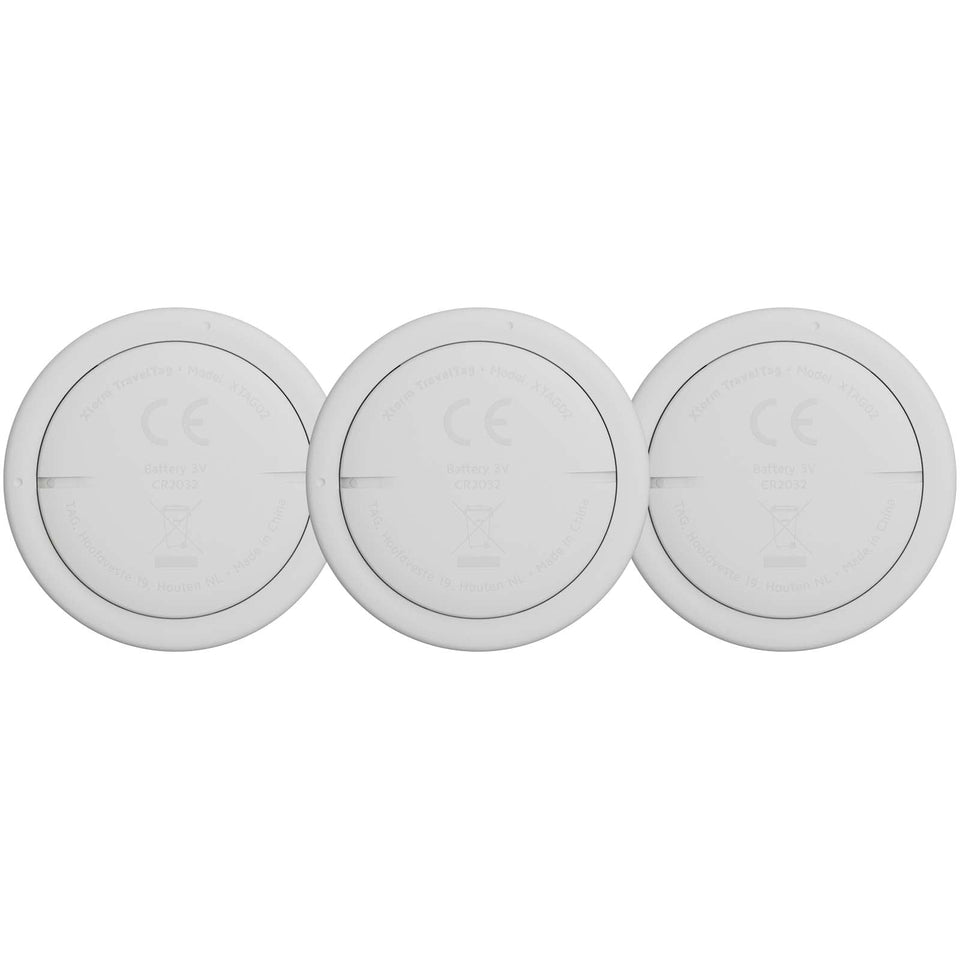 Confezione di 3 travel tag resistenti all'acqua Xtorm XTAG2GA personalizzato con logo - Pubblienne