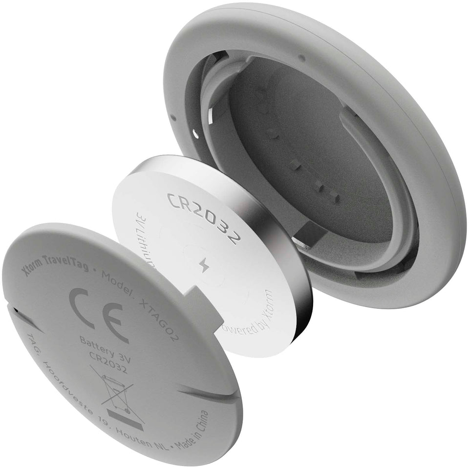 Confezione di 3 travel tag resistenti all'acqua Xtorm XTAG2GA personalizzato con logo - Pubblienne
