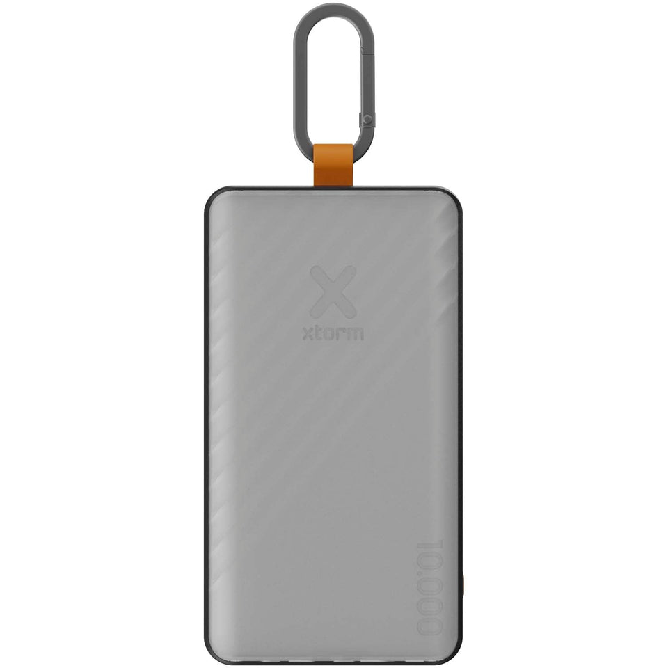 Power bank a energia solare da 10.000 mAh 15 W con luce Xtorm XG2S101 Go2 personalizzato con logo - Pubblienne