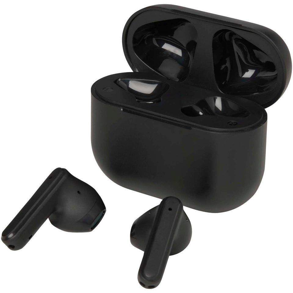 Cuffie Bluetooth® True Wireless in plastica riciclata Altais personalizzato con logo - Pubblienne