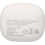 Cuffie Bluetooth® True Wireless in plastica riciclata con inserti auricolari in silicone Alterf personalizzato con logo - Pubblienne