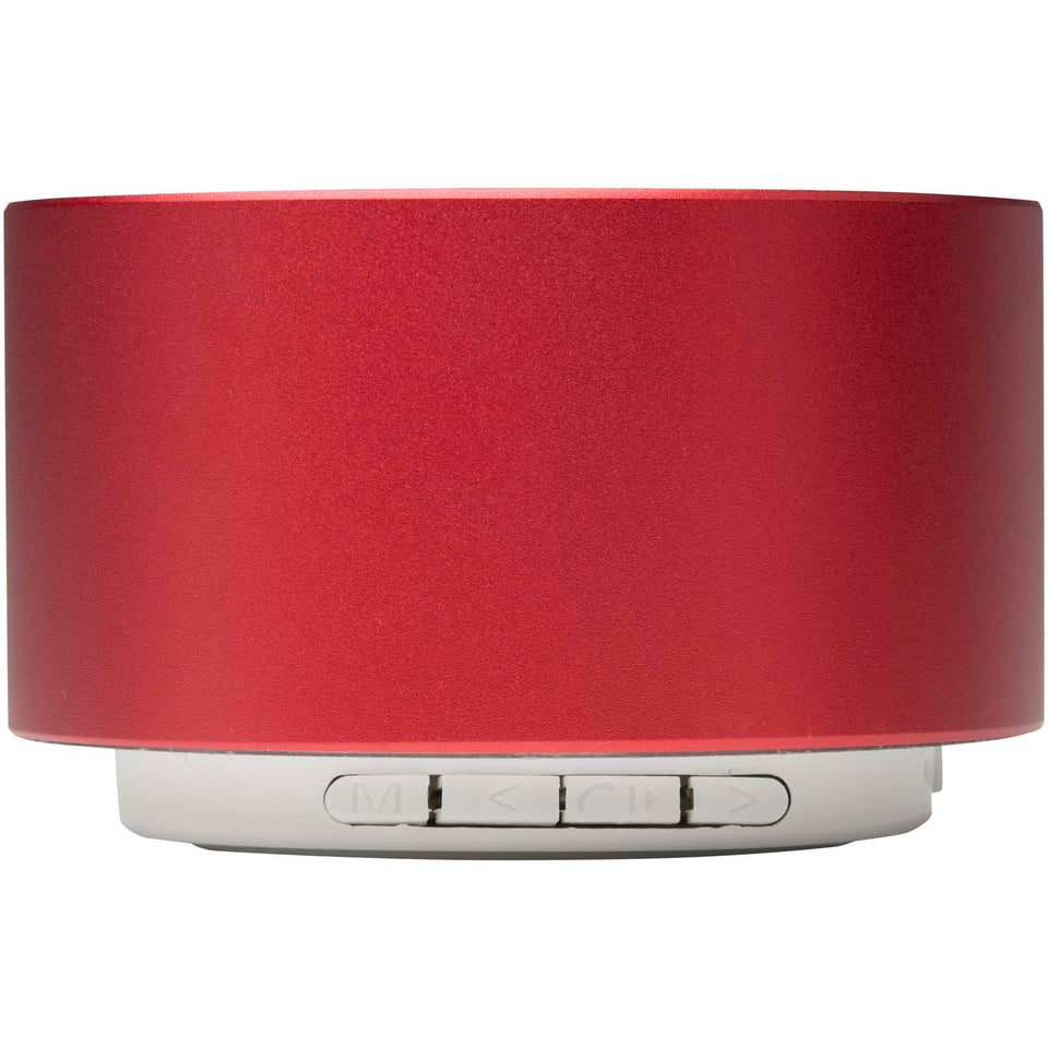 Speaker Bluetooth® wireless in alluminio riciclato da 3 W Ankaa personalizzato con logo - Pubblienne