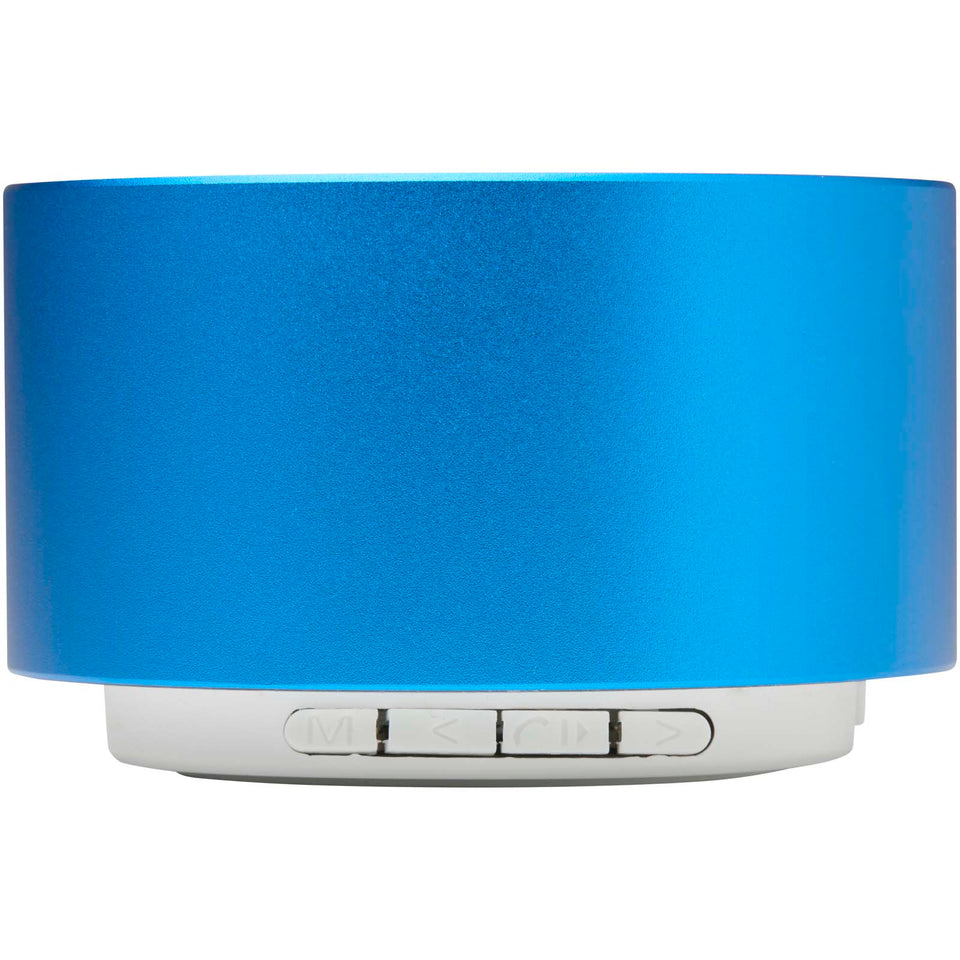 Speaker Bluetooth® wireless in alluminio riciclato da 3 W Ankaa personalizzato con logo - Pubblienne
